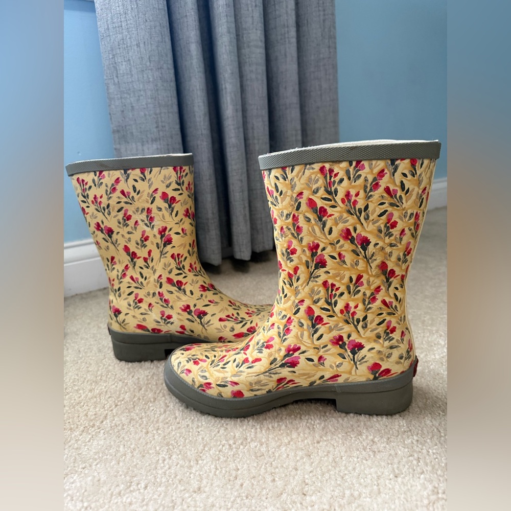 Chooka Rebecca Mid Floral Patterned Women's Rain Boots size 7 - Picture 3 of 8